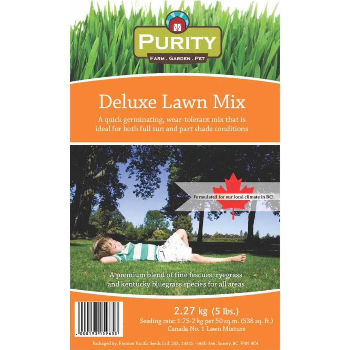 Grass Seed | Deluxe Lawn Seed Mix | Various Sizes