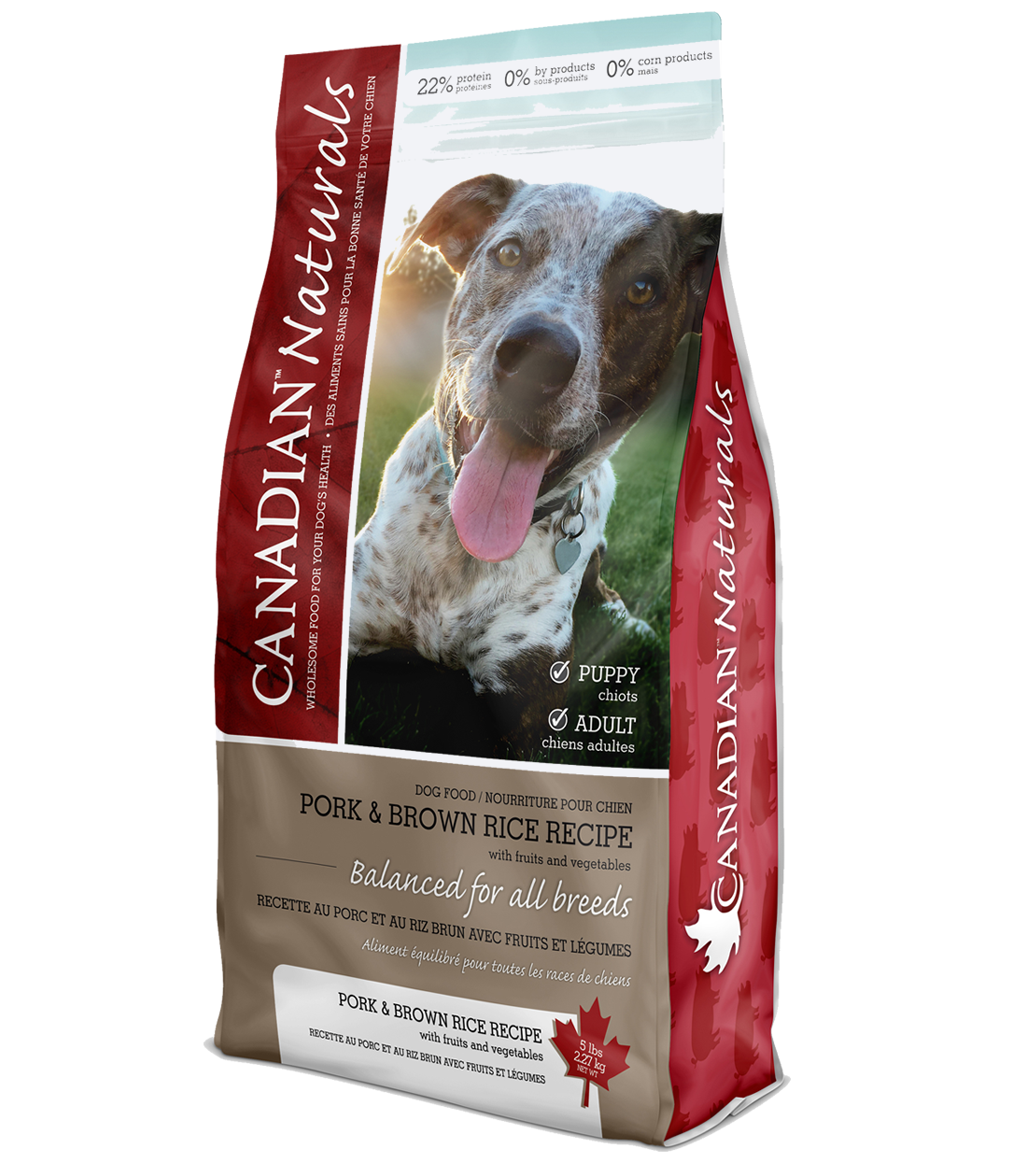 Canadian Naturals - Pork & Brown Rice Recipe for Dogs