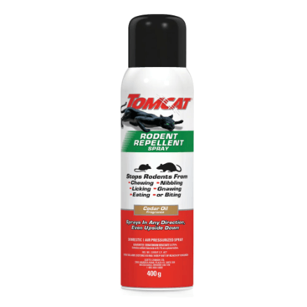 Rodent Repellent | Non-Toxic | Indoor Use | Tomcat 400 Gr. Aerosol