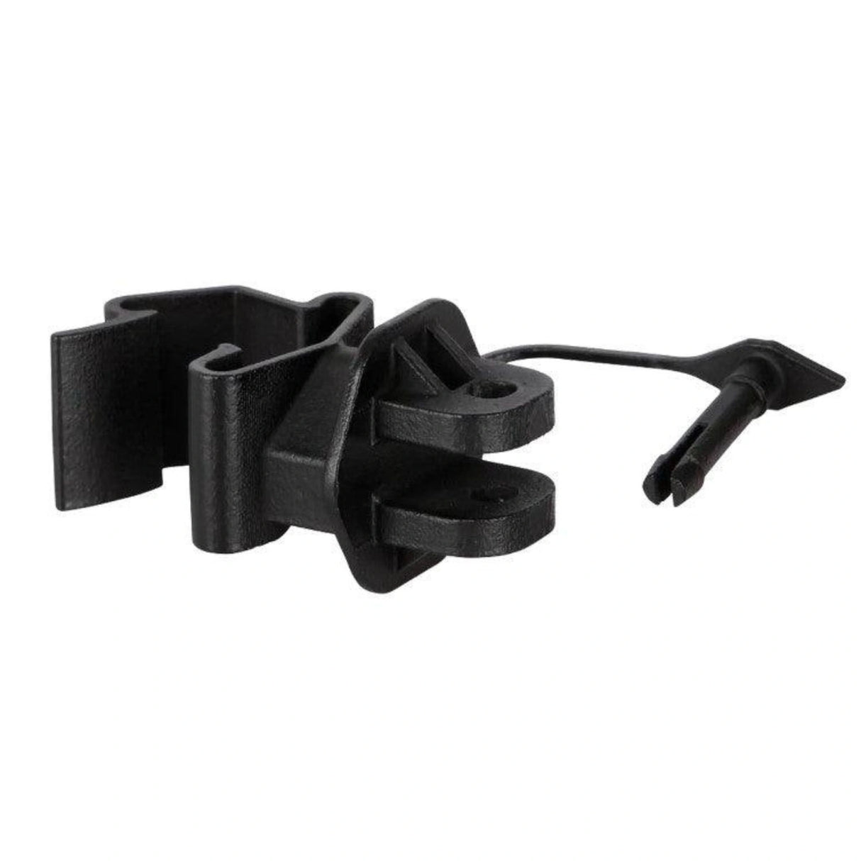 Close-up of Corral Electric Fence Insulators T-Post Pinlock against a white background