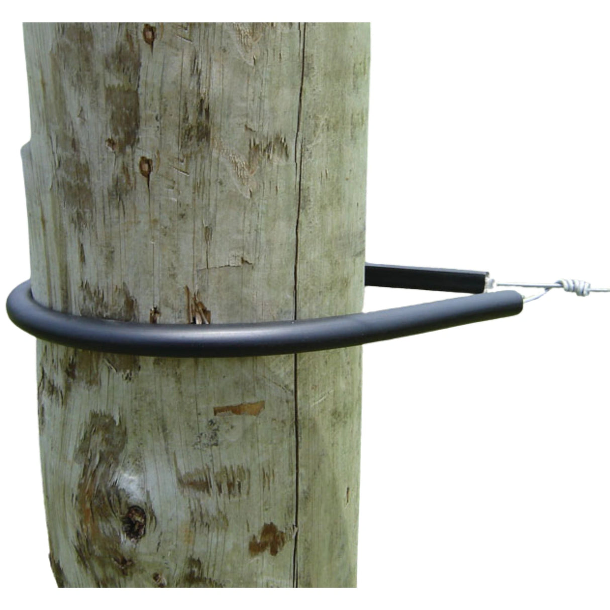Patriot Electric Fence Insulators Wrap Around Corner or End Posts 20 Inches in use on a farm fence
