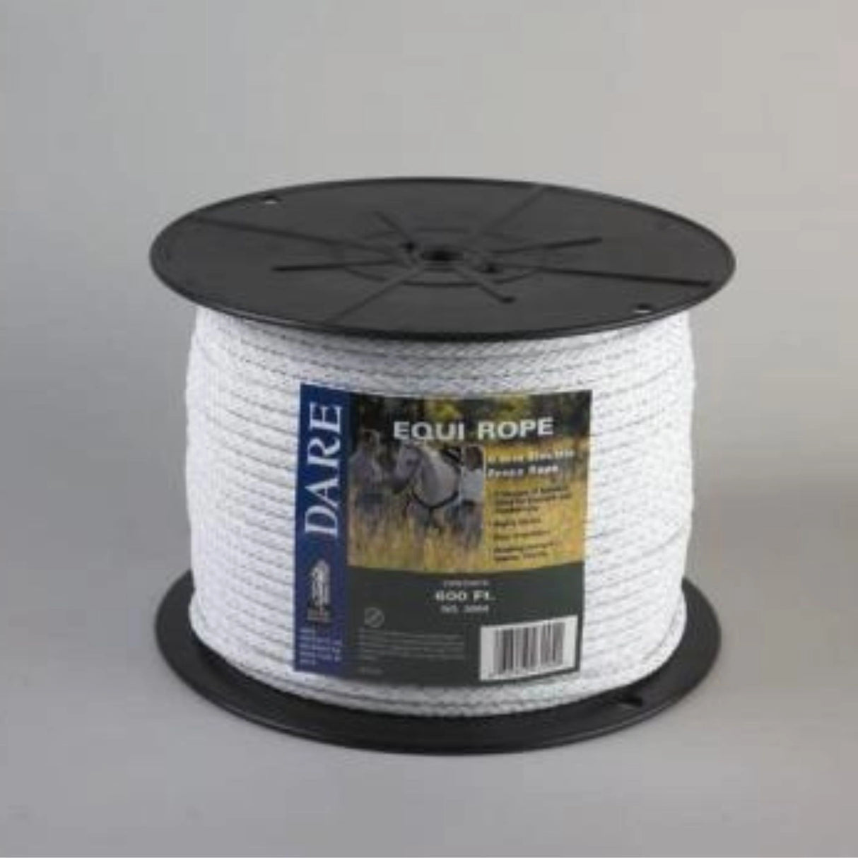 A front view part of Dare 4mm Poly Equi-Rope x 656 Feet Equine Fencing