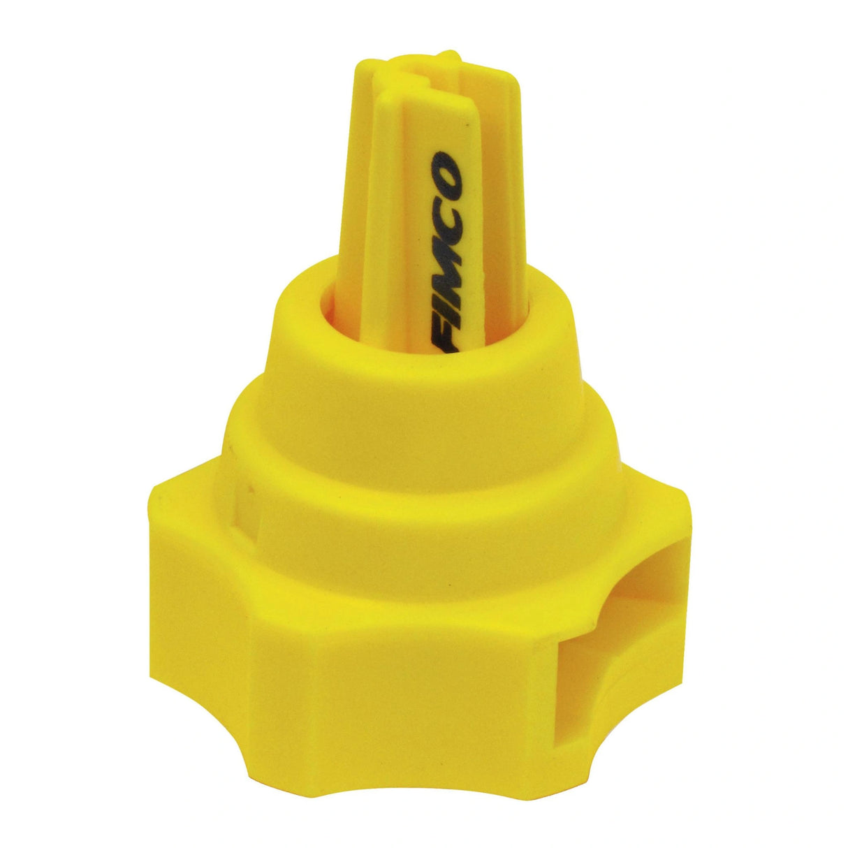 A front view of ATV Sprayer 25 Gallon 2 Nozzle Broadcast Boom Nozzle on a white background