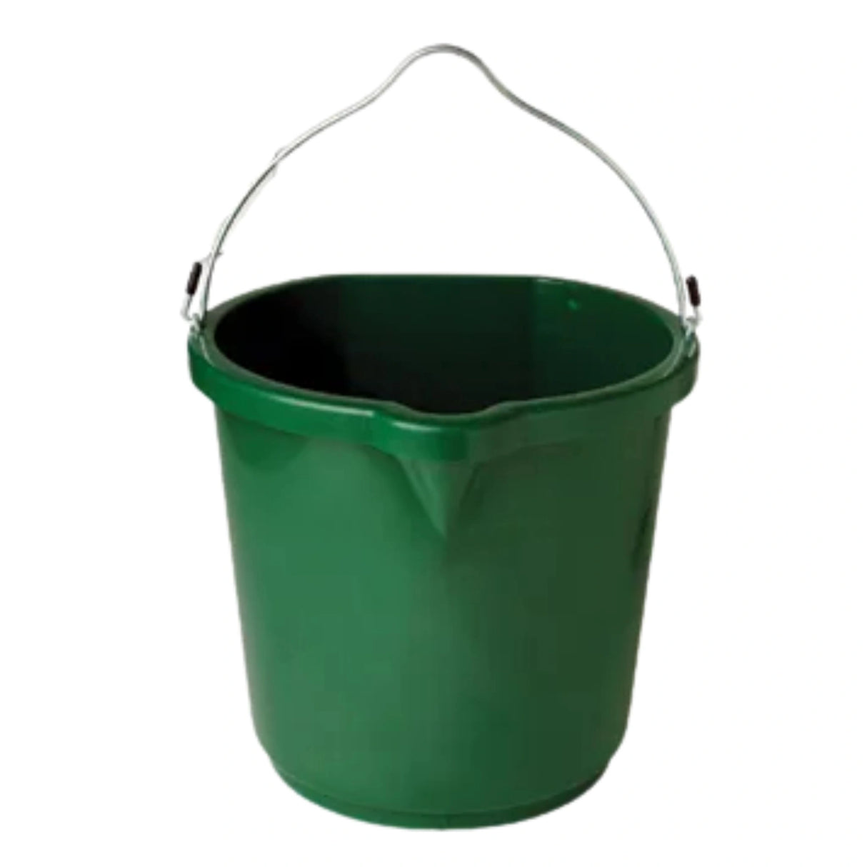 A front view of 5 Gallon Flat-Back Heated Tub on a white background