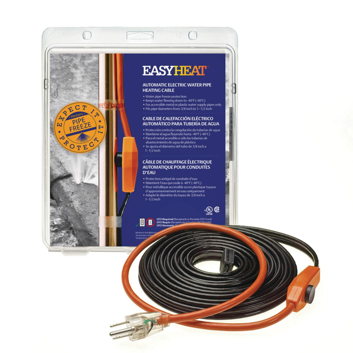 Easy Heat 12' Self Regulating 240V Heat Cable