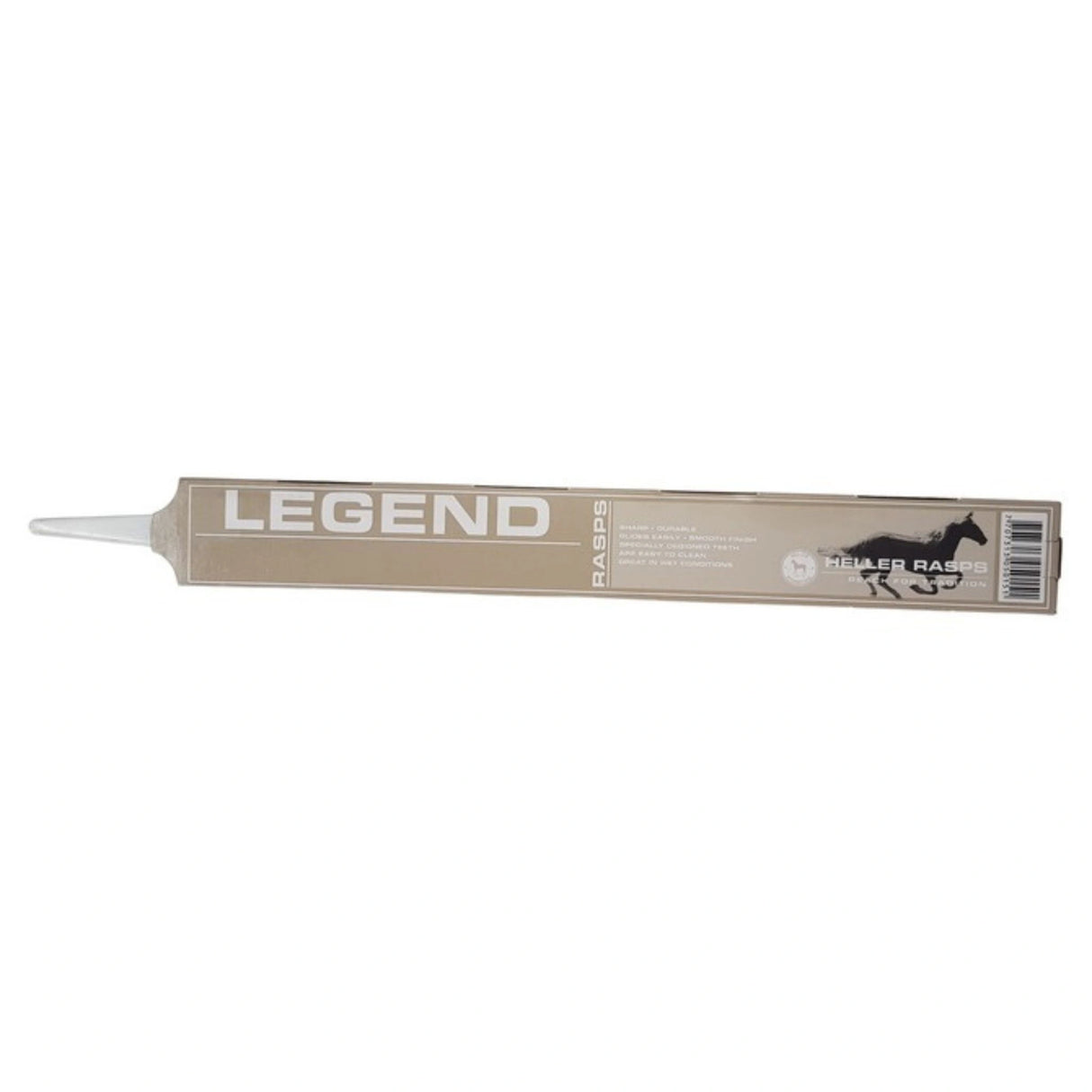 A Heller Legend Hoof Rasp All-Round Larger Tooth Size on a white background