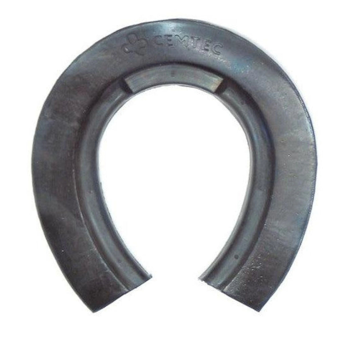 A front view part of Horse Grooming Kerckhaert Horseshoe Rim (F) Snow Pads on a white background