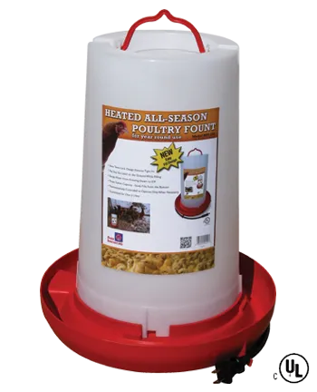 Heated Chicken Waterer | 3 Gallon | 100 Watt | Farm Innovators HPF 100