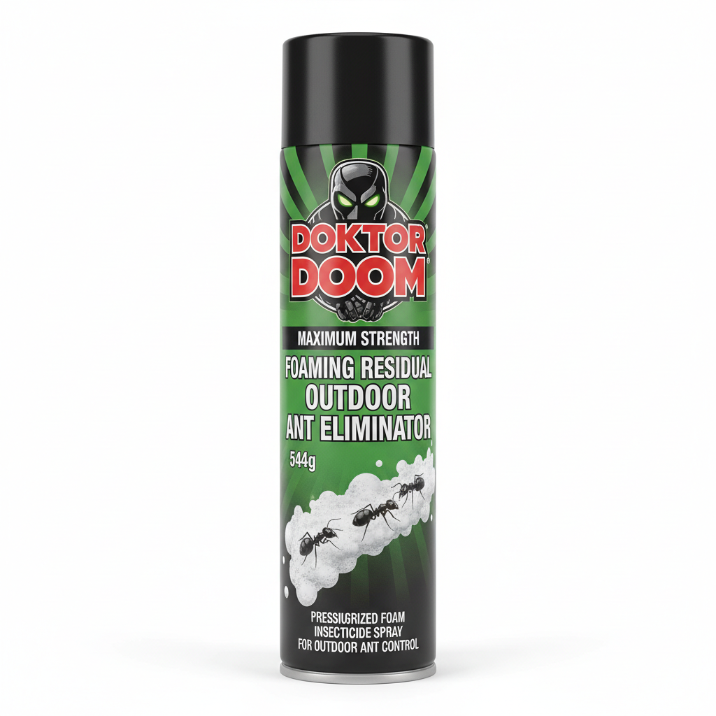 Doktor Doom Maximum Strength Foaming Residual Outdoor Ant Eliminator 544g aerosol can