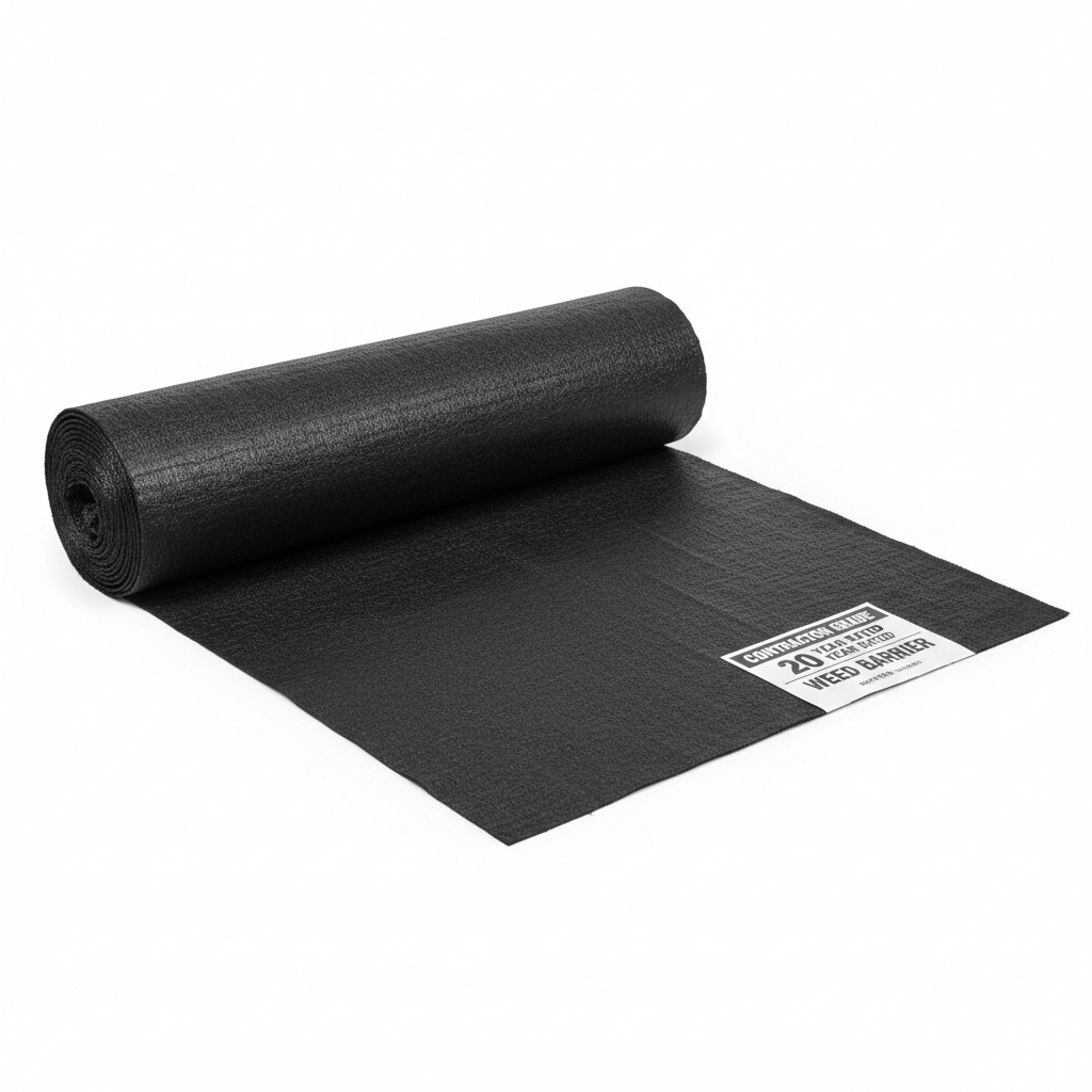 American Netting LFU04 Contractor Landscape Fabric 4 foot by 50 foot 20-year rated roll