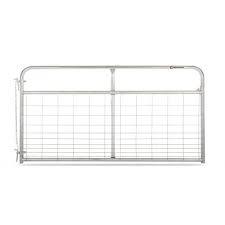 Galvanized Round Corner DG Deer Gates - 72" High