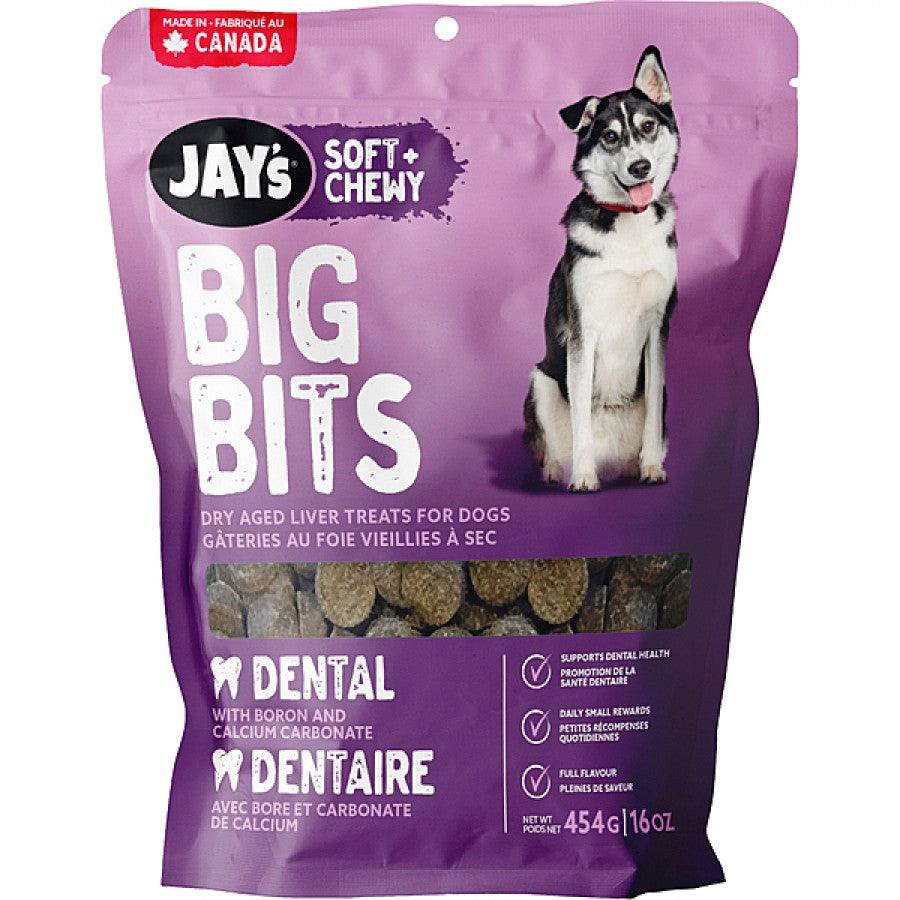 Dog Treats | Soft & Chewy | Dental Formula | Jay's Big Bits | 454 Gr.