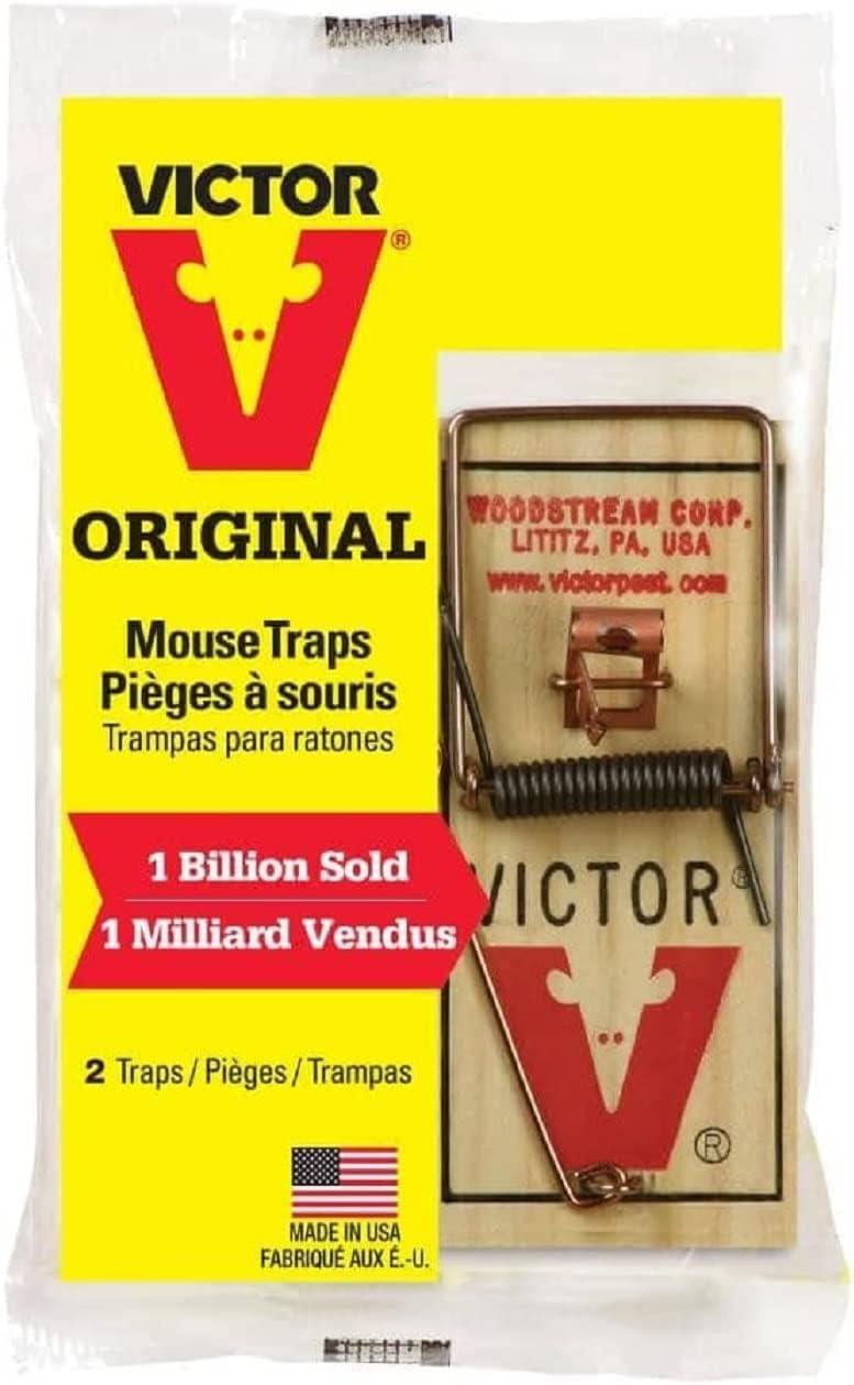 Mouse Trap | Wood | Victor Original | 2 Pack