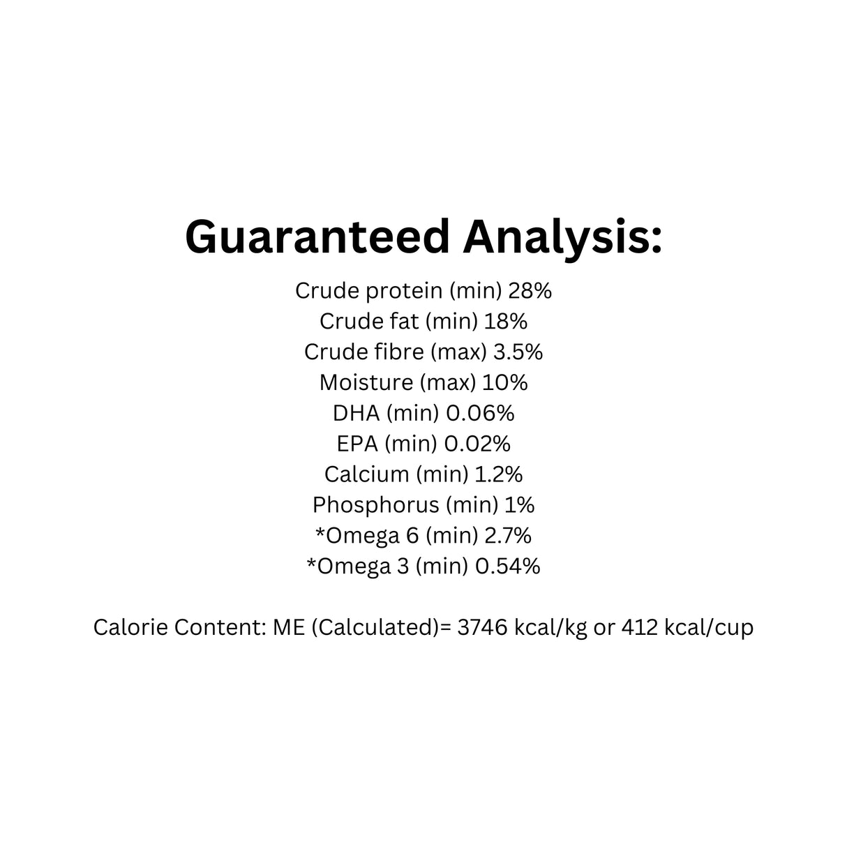 Guaranteed analysis of Now Fresh Grain Free Turkey Salmon Duck Dog Food