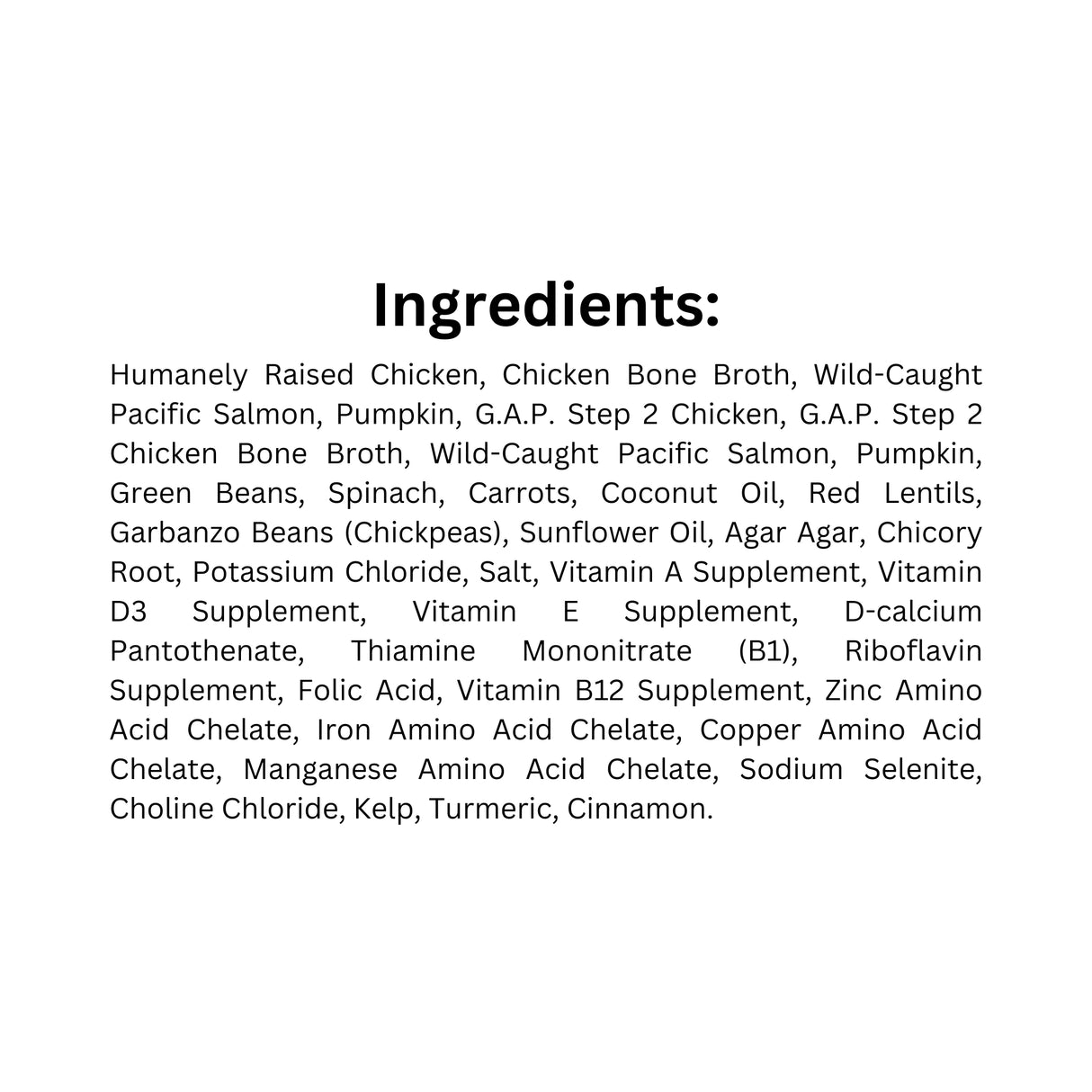List of Ingredients of Open Farm Rustic Stew Chicken & Salmon Dog Food