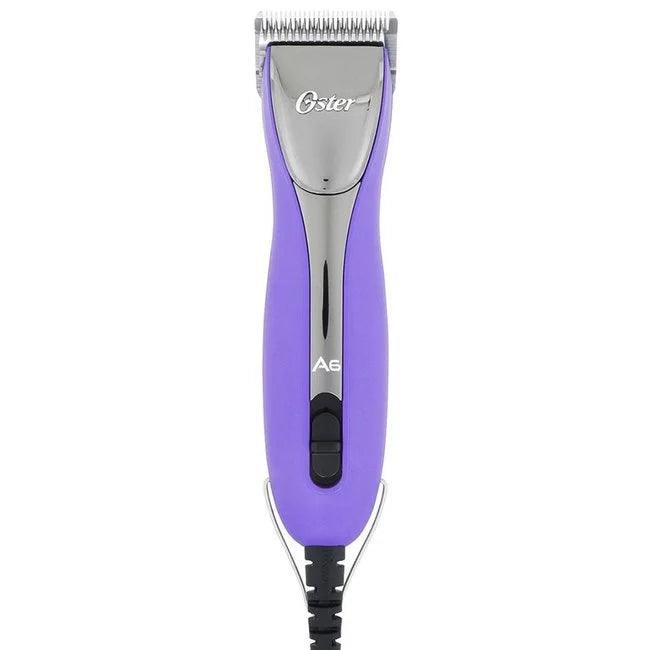 Oster A6 Heavy-Duty 3-Speed Horse Clipper - Slim Ergonomic Design | Purple