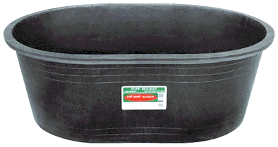 18 Gallon Poly Stock Tank - Portable Livestock Waterer | Tuff Stuff KMT18