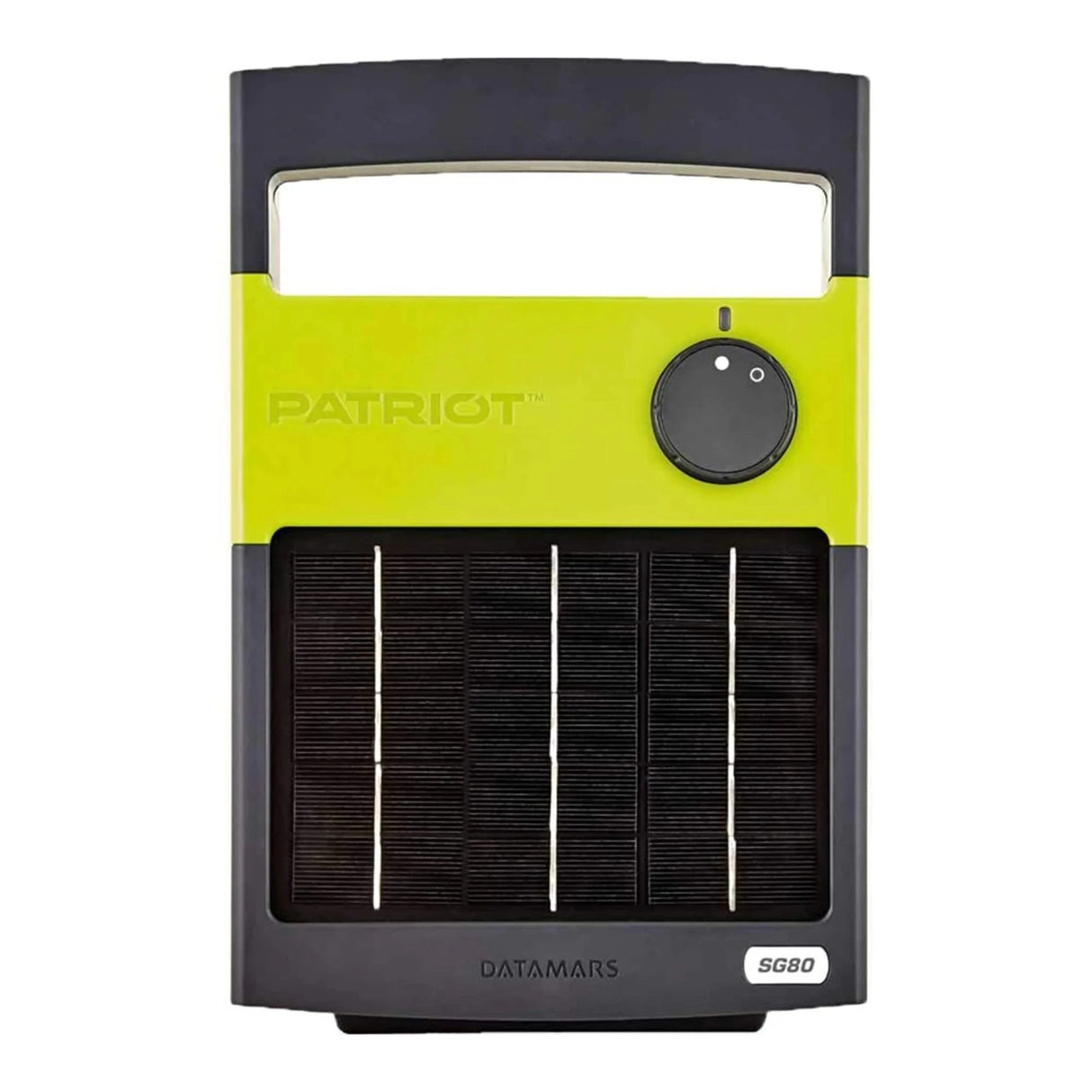 Front view of Patriot Fence Energizer on a white background