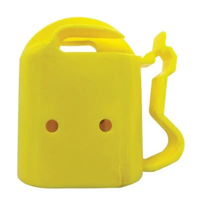 Fence Insulators | T-Post Toppers | Yellow | 10-Pack | Patriot