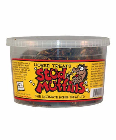 Stud Muffin Horse Treats | 20oz Resealable Tub