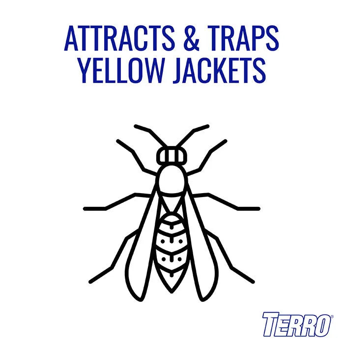 Terro | Yellow Jacket Trap | With Bait | Re-usable