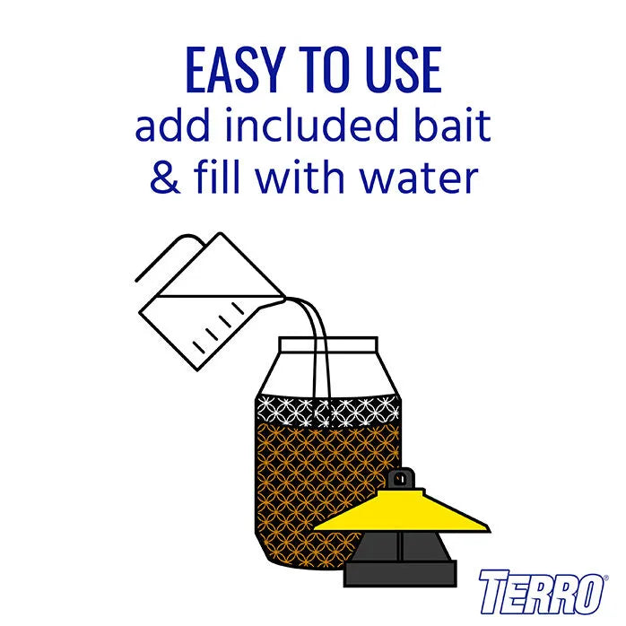 Terro | Yellow Jacket Trap | With Bait | Re-usable