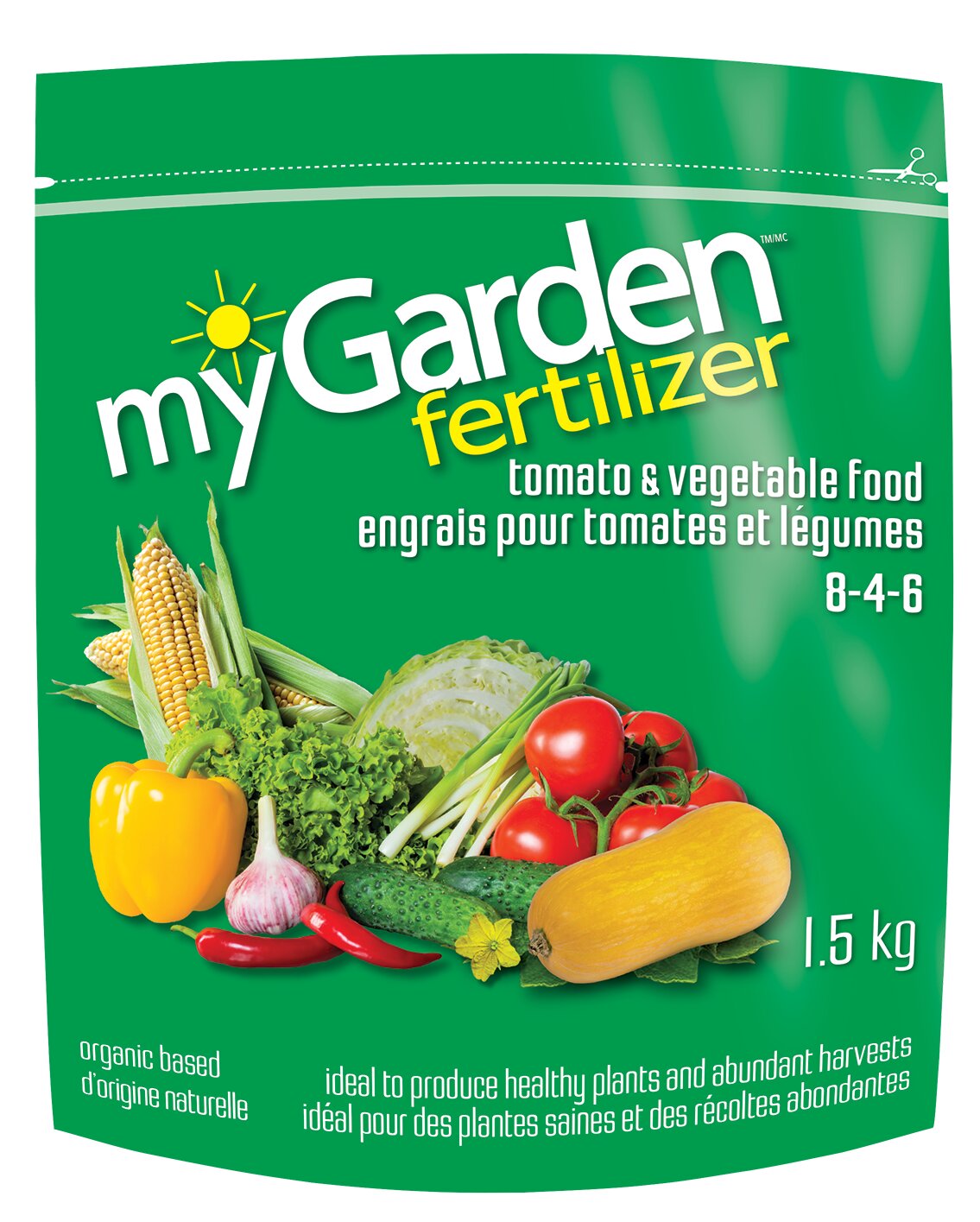 myGarden Fertilizer for Tomatoes & Vegetables 8-4-6 | 1.5 kg