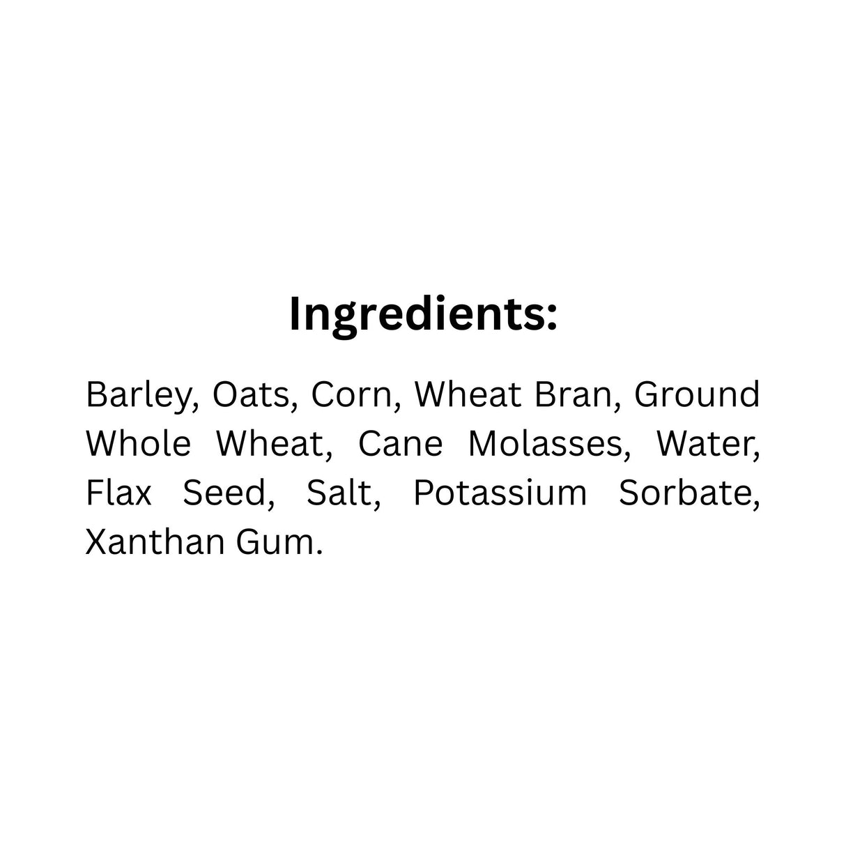List of Ingredients of Western Rawhide Stud Muffins Slim Horse Treats
