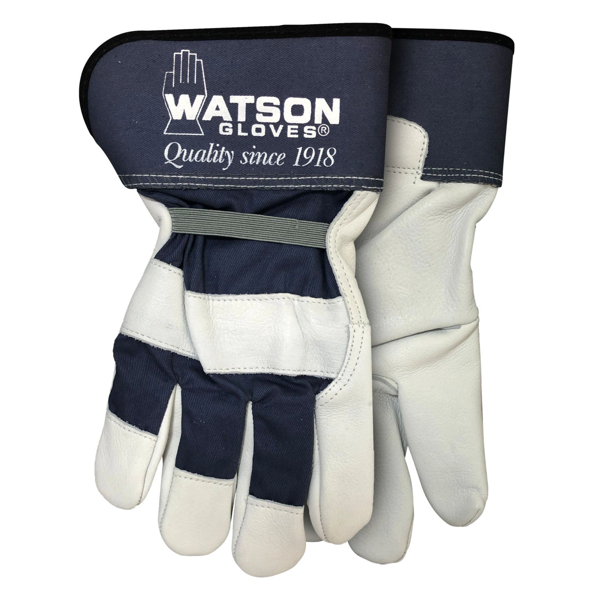 A close-up view of Watson Work Gloves 4019 Buffalo Bill on a white background