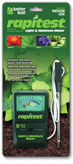 Rapitest 1830 Light and Moisture Meter for Indoor and Outdoor Plants