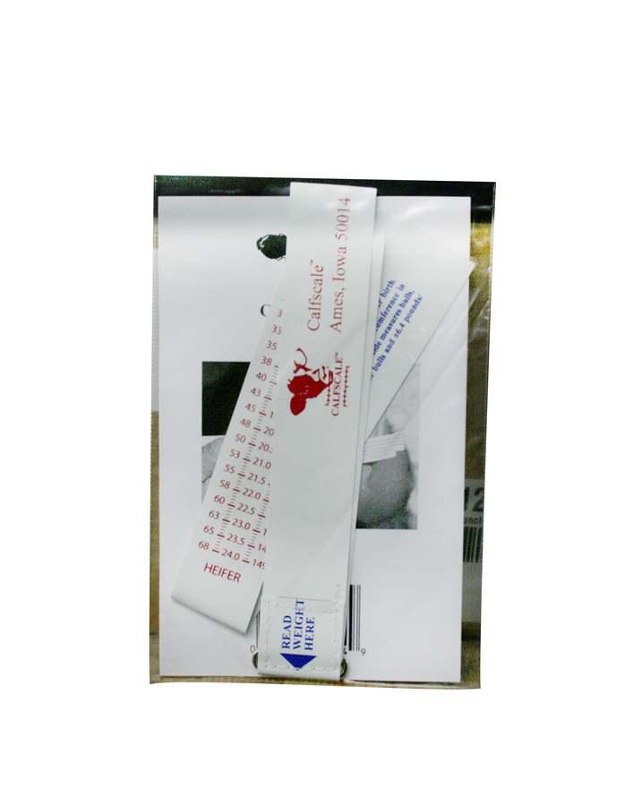 Calf Hoof Weight Scale Tape