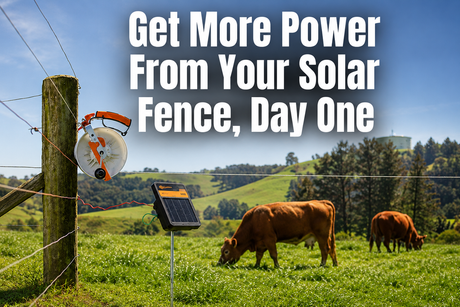 Get More Power From Your Solar Fence, Day One