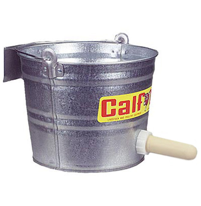 Calf Pail | 8 Quart | Galvanized | Calfterria