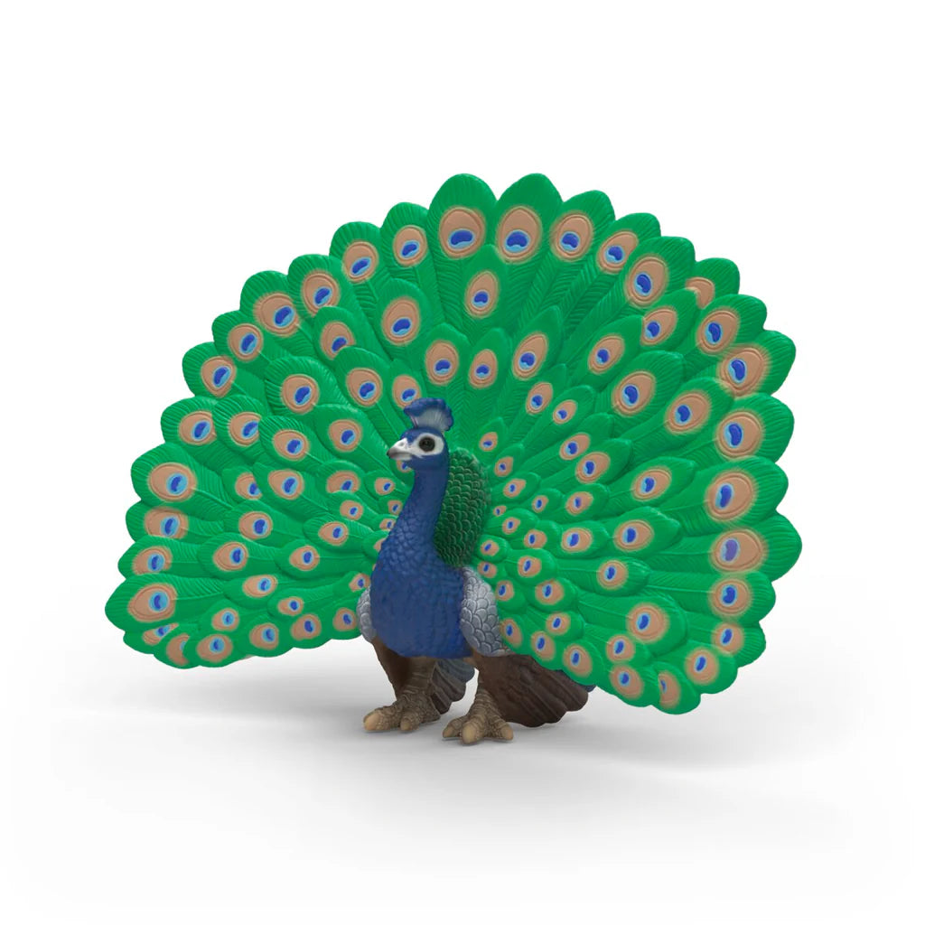 Schleich Peacock Figurine 14926