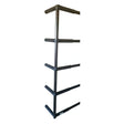 Front view of 2W Livestock Equipment fence panel corner on a white background