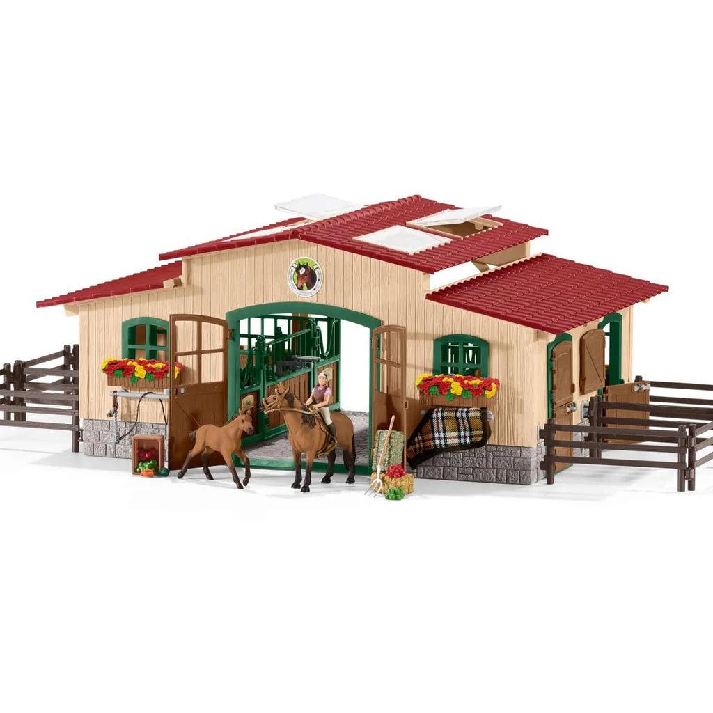 Schleich Stable with Horses and Accessories