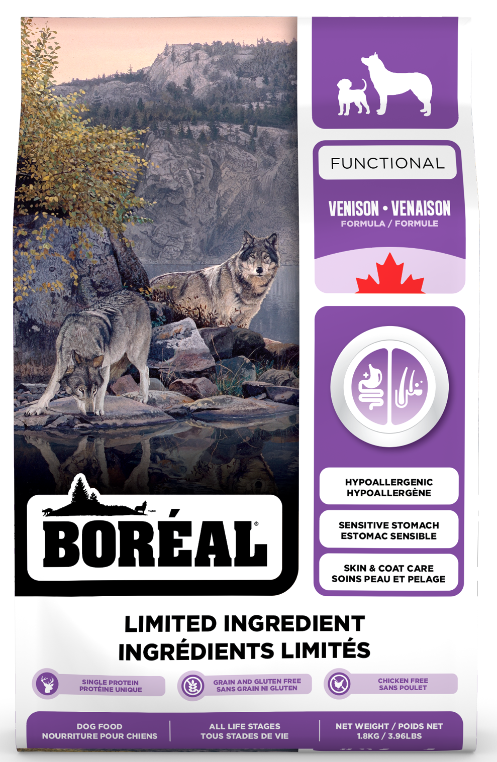 Boreal Functional Venison Meal Dry Dog Food