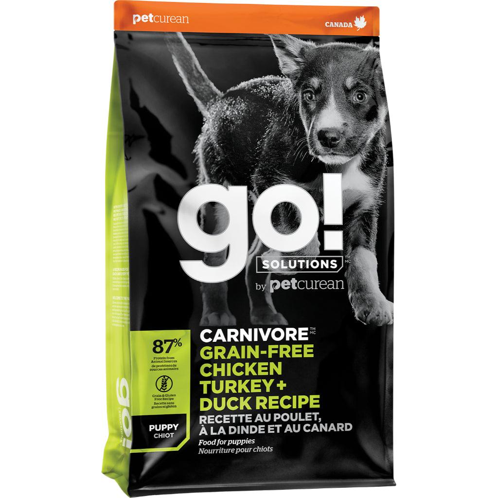 ドッグフード goori.gori3300 Go Carnivore Chicken Turkey Duck Puppy 22lbs – Purity Feed