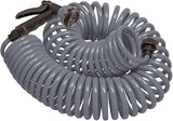 Orbit 25' Coil Garden Hose with 8-Pattern Nozzle