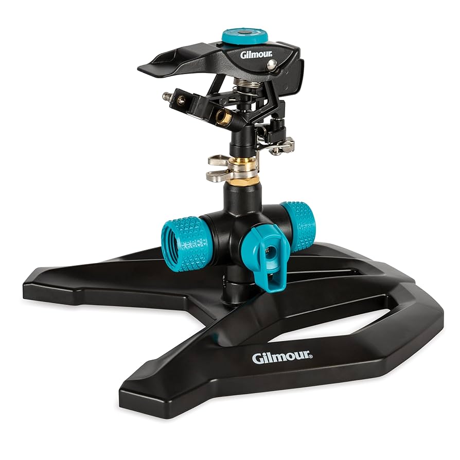 Sprinkler | Circular | Adjustable Base | Medium Duty | Gilmour 5800 Sq. Feet