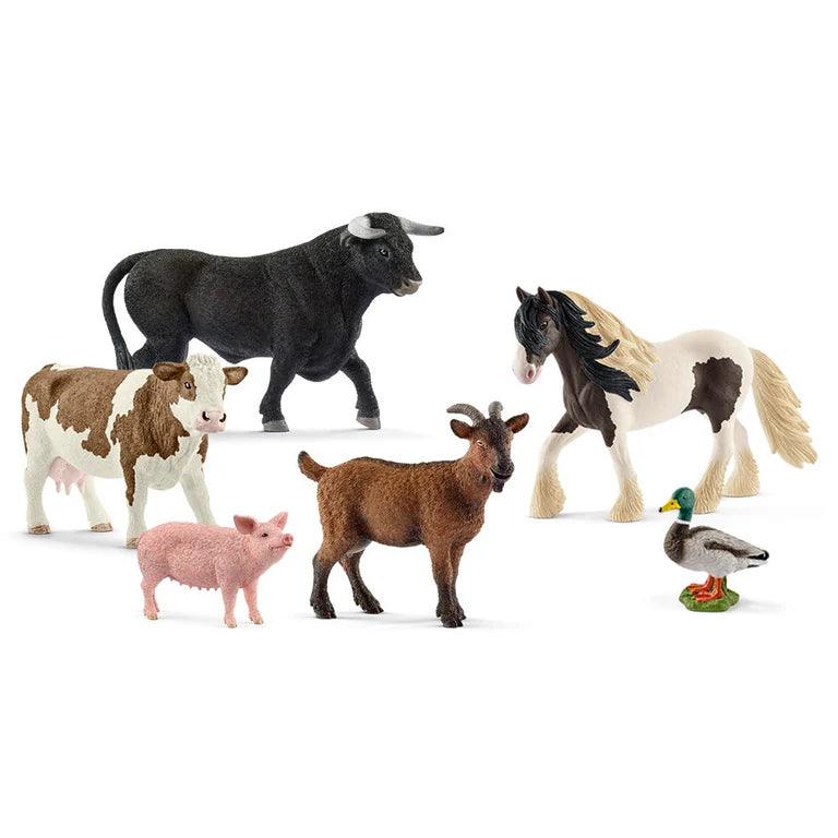 Schleich Six-Piece Farm Animal Bundle