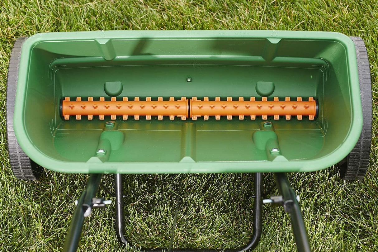 Broadcast Spreader | Seed, Fertilizer & Ice Melt | 25 Pound Capacity | Scott's Classic Drop