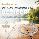 Stock Tank De-Icer | 1000W Aluminum Submergible | Farm Innovators H-409
