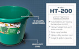Heated Water Buckets | 16 Gallon/60 litres  | Replaceable Element | Farm Innovators HT 200