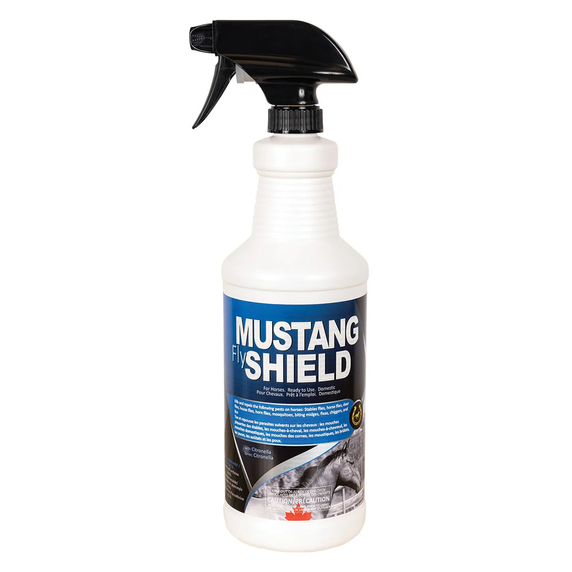 Golden Horseshoe Mustang Fly Shield With Sprayer 1L