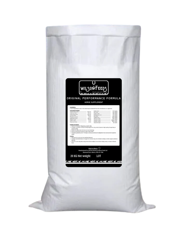Wilson's Original Performance Formula | Soy-Free Horse Feed | 20 kg