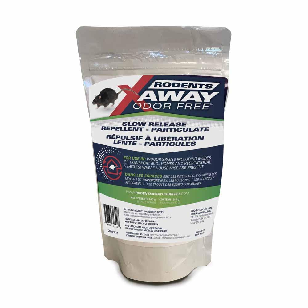 Rodents Away Slow-Release Odor Free Pest Repellent