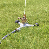 Melnor Deluxe Metal Pulsating Sprinkler on Wheels | 85' Coverage