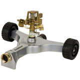 Melnor Deluxe Metal Pulsating Sprinkler on Wheels | 85' Coverage