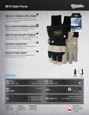 Watson 9915 Gale Force Gloves